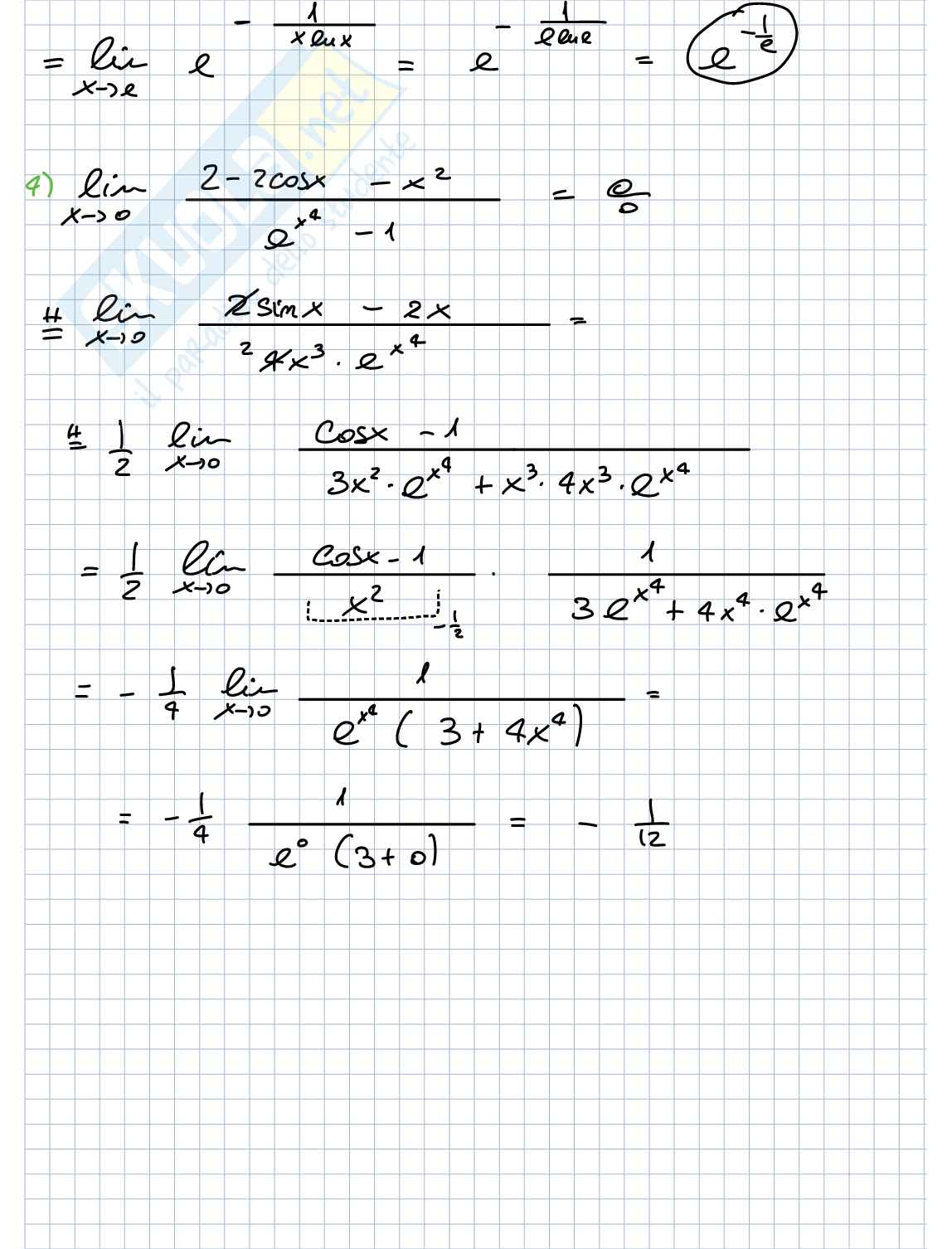 Derivate e teoremi sulla derivabilità Pag. 21