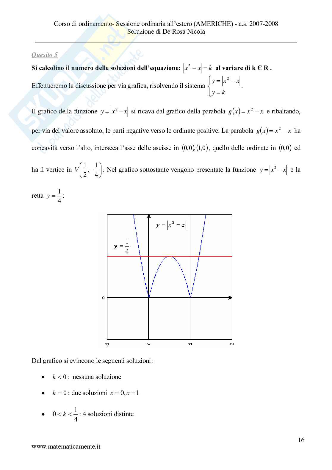 2008 - Liceo scientifico, scuole italiane all'estero (Americhe) Pag. 16