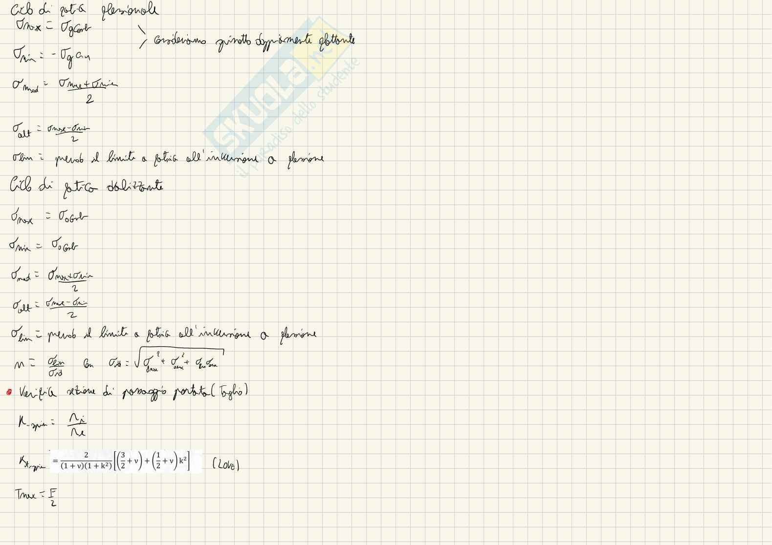 Formulario Progettazione strutturale del motore - prima parte Pag. 6