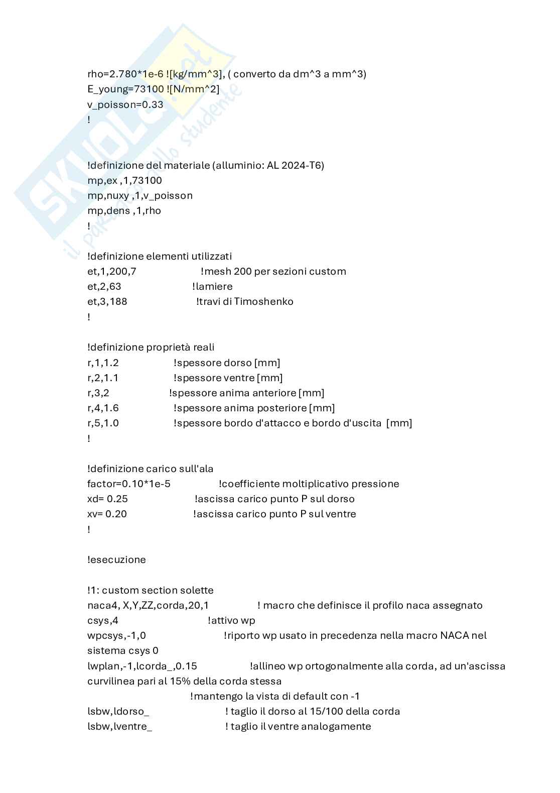 Elaborato del corso di Costruzioni aeronautiche, approfondimento  Pag. 26