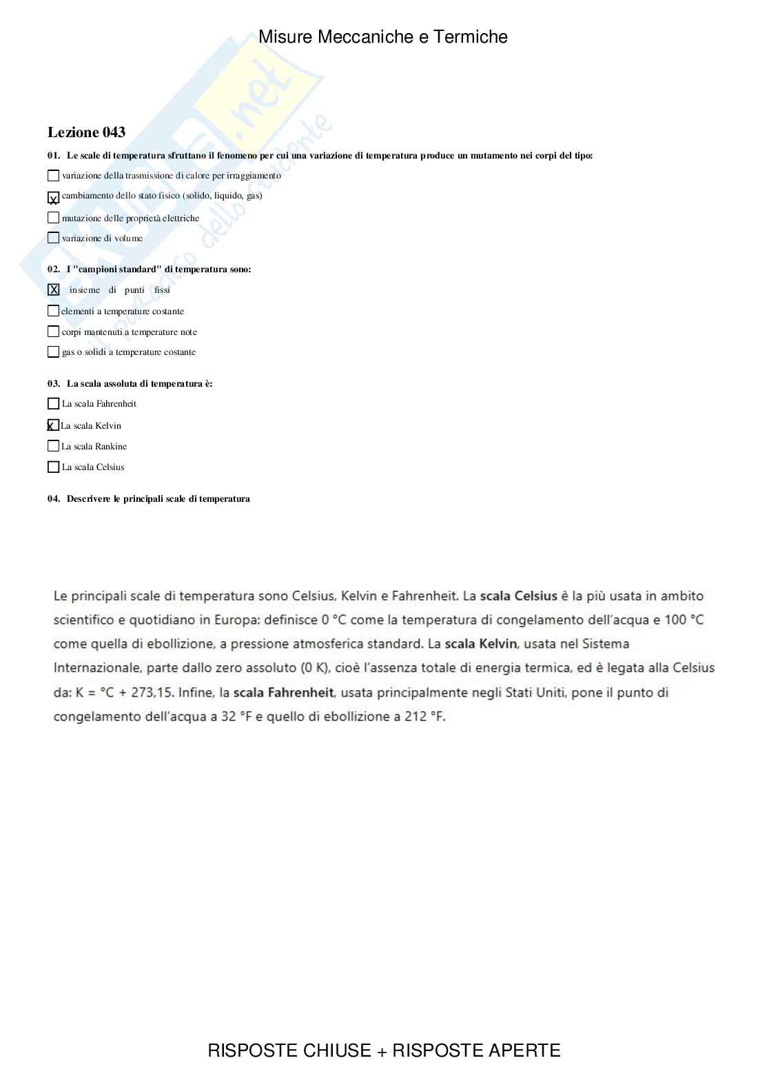 Misure meccaniche e termiche - Paniere compilato Pag. 51