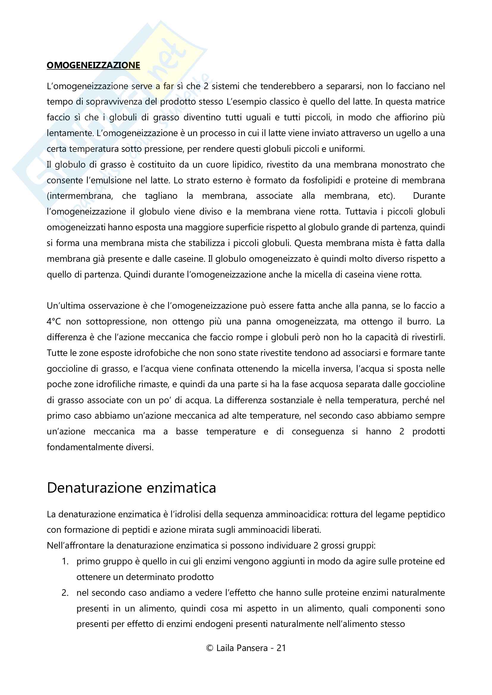 Biochimica degli alimenti e della nutrizione, parte 1: dalla denaturazione termica alla nutrigenomica Pag. 21