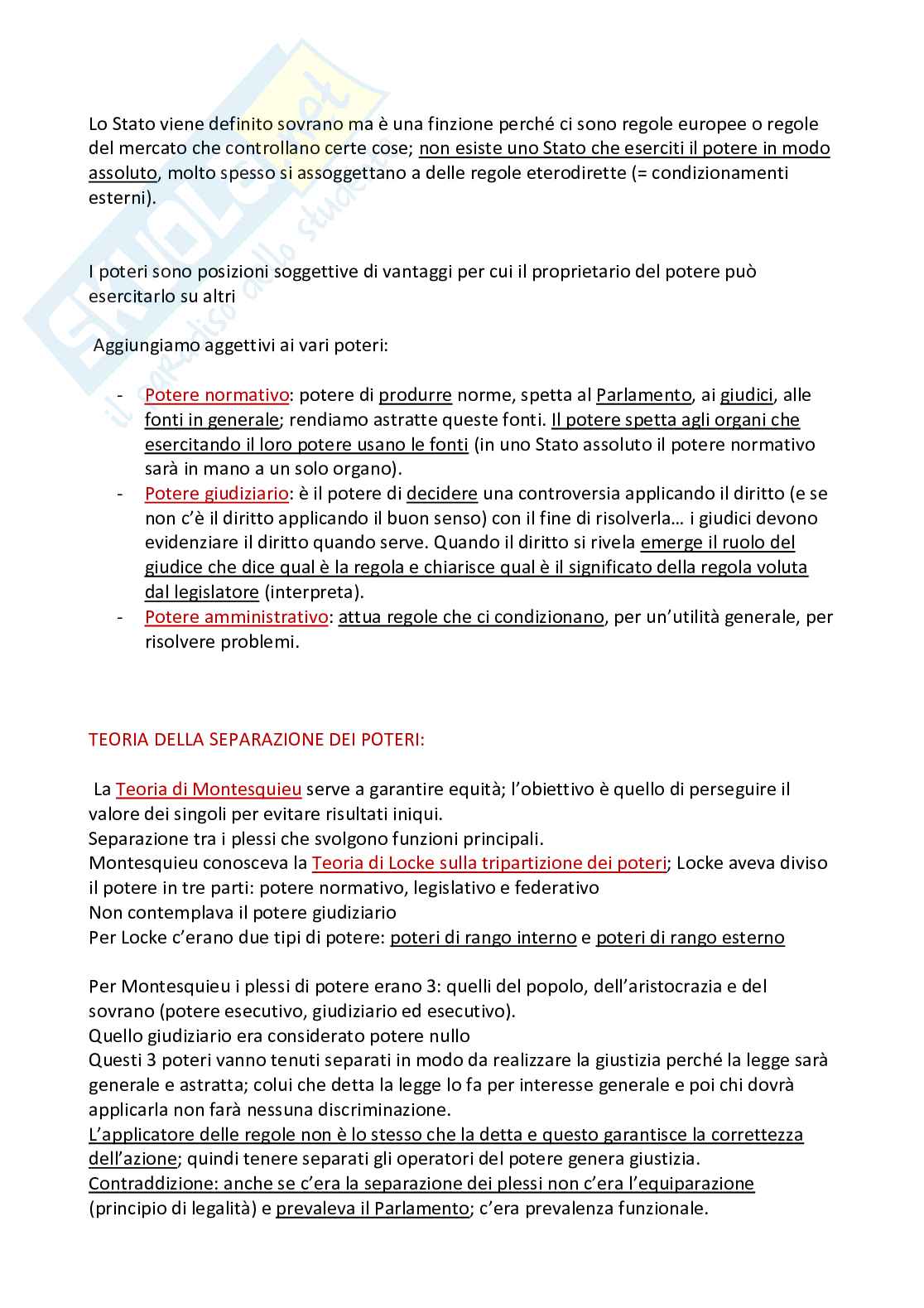 Appunti personali sulle lezioni di diritto pubblico, Professore Florenzano Pag. 11