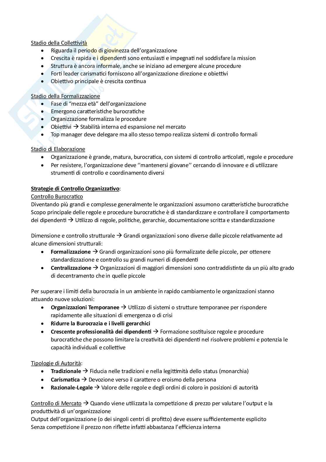 Organizzazione aziendale - prova di completamento Pag. 11