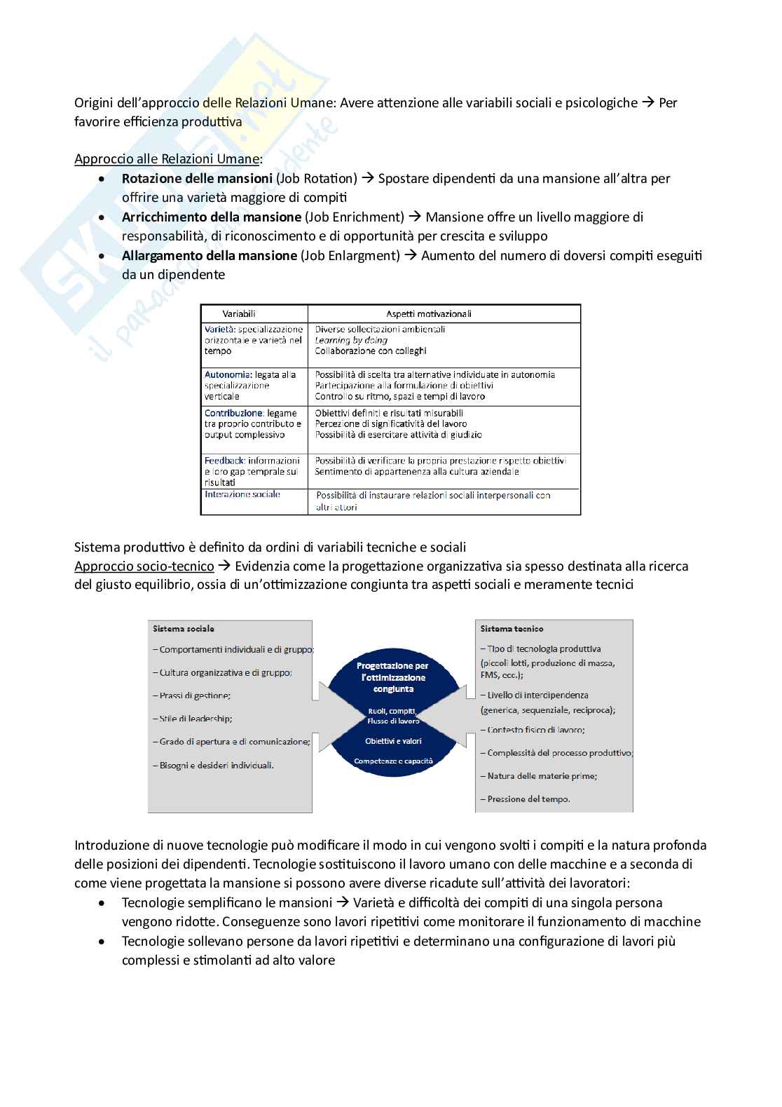 Organizzazione aziendale - prova di completamento Pag. 6