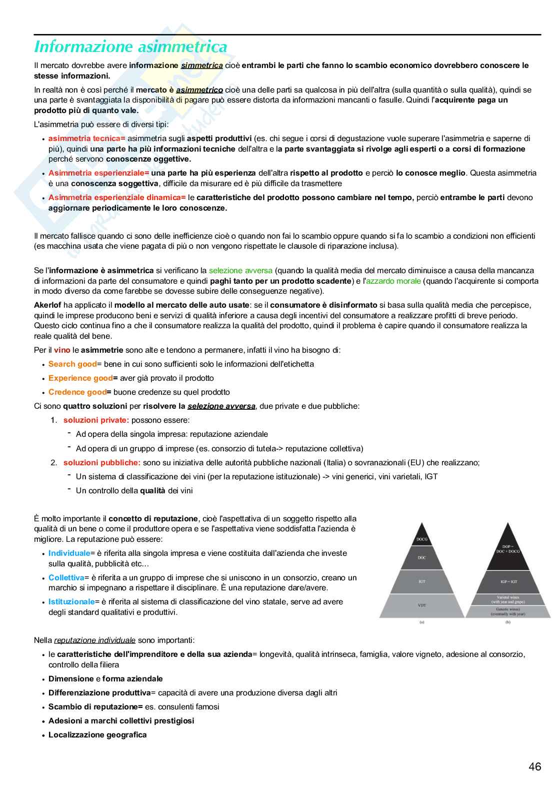 Appunti Economia vitivinicola Pag. 46