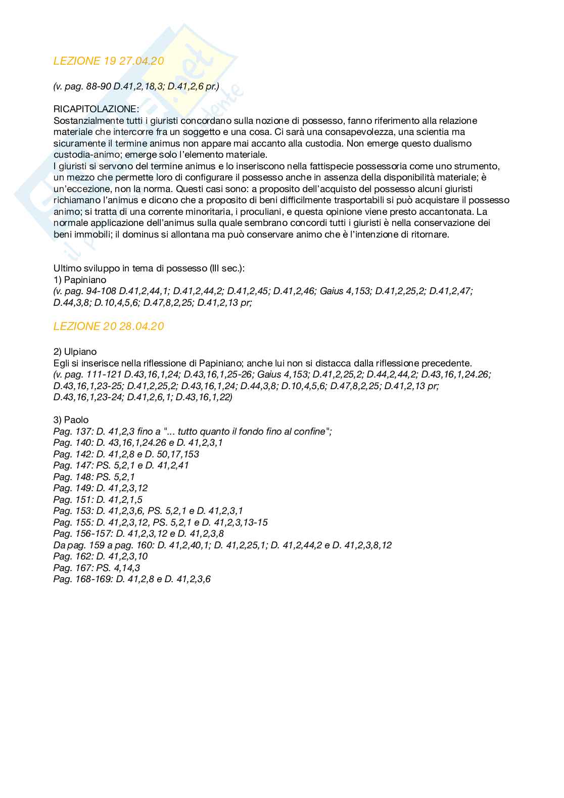 Appunti di Diritto romano Pag. 11