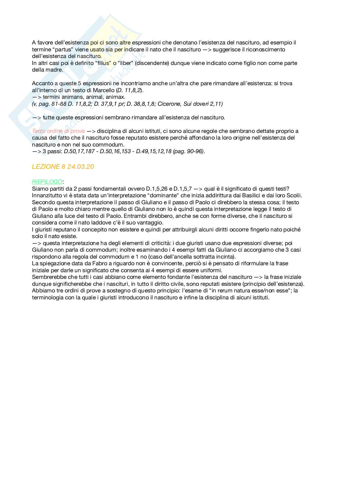 Appunti di Diritto romano Pag. 6