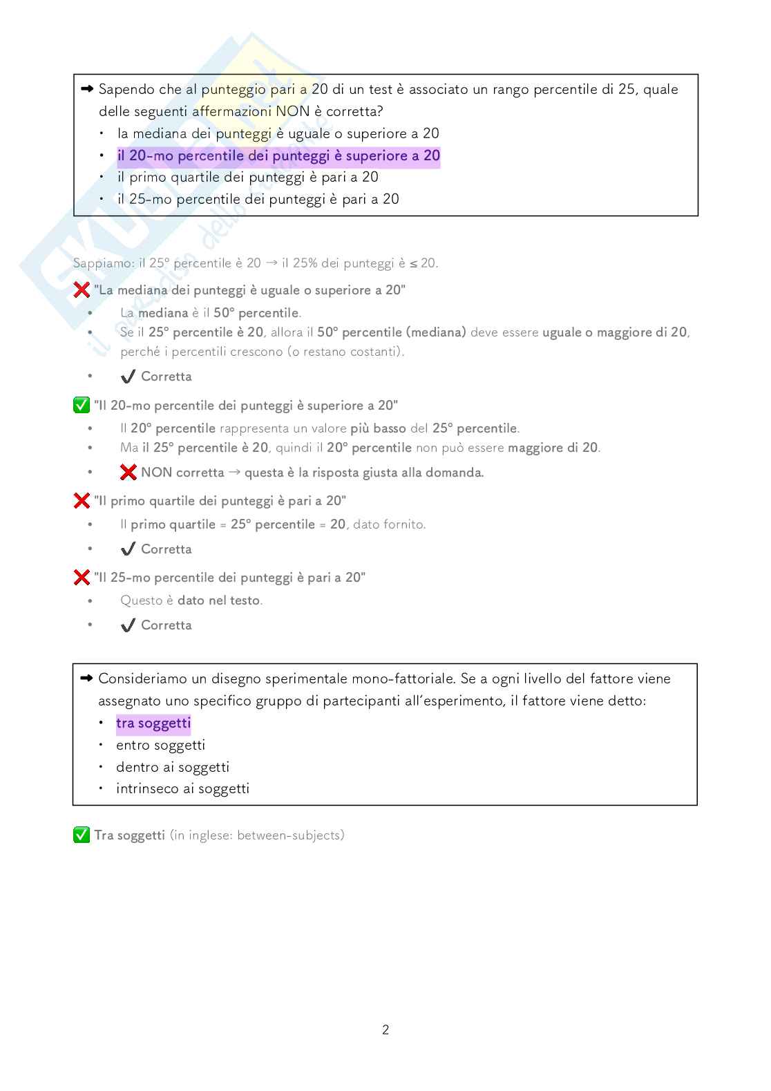 Analisi dei dati per le scienze del comportamento - lezioni e esercizi Pag. 2