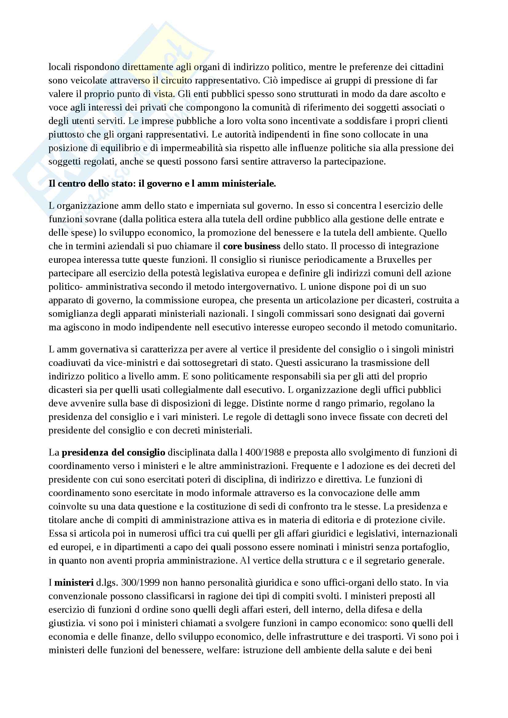 Riassunto esame diritto amministrativo, prof. Napolitano, libro consigliato La logica del diritto amministrativo, Napolitano Pag. 21