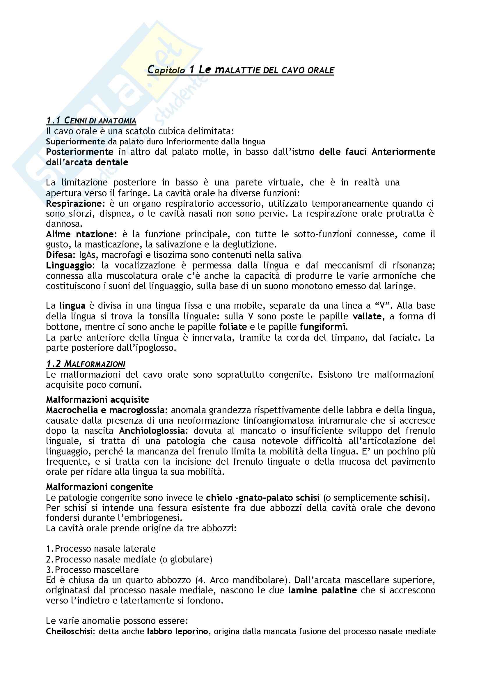Otorinolaringoiatria e odontostomatologia – Malattie orecchio, naso e laringe Pag. 2