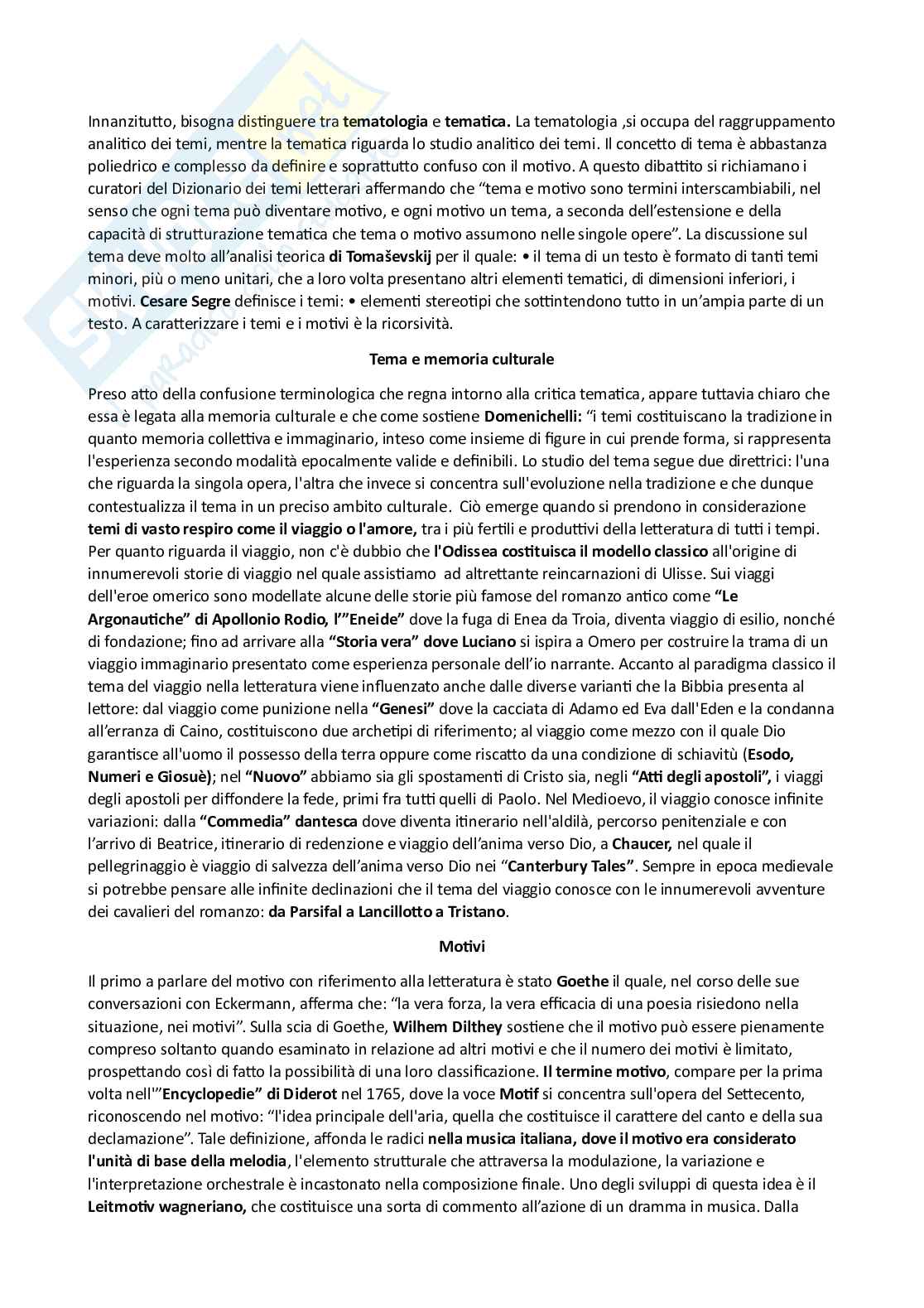 Riassunto esame Letterature moderne comparate, Prof. De Cristofaro Francesco, libro consigliato Letterature comparate, De Cristofaro Pag. 26