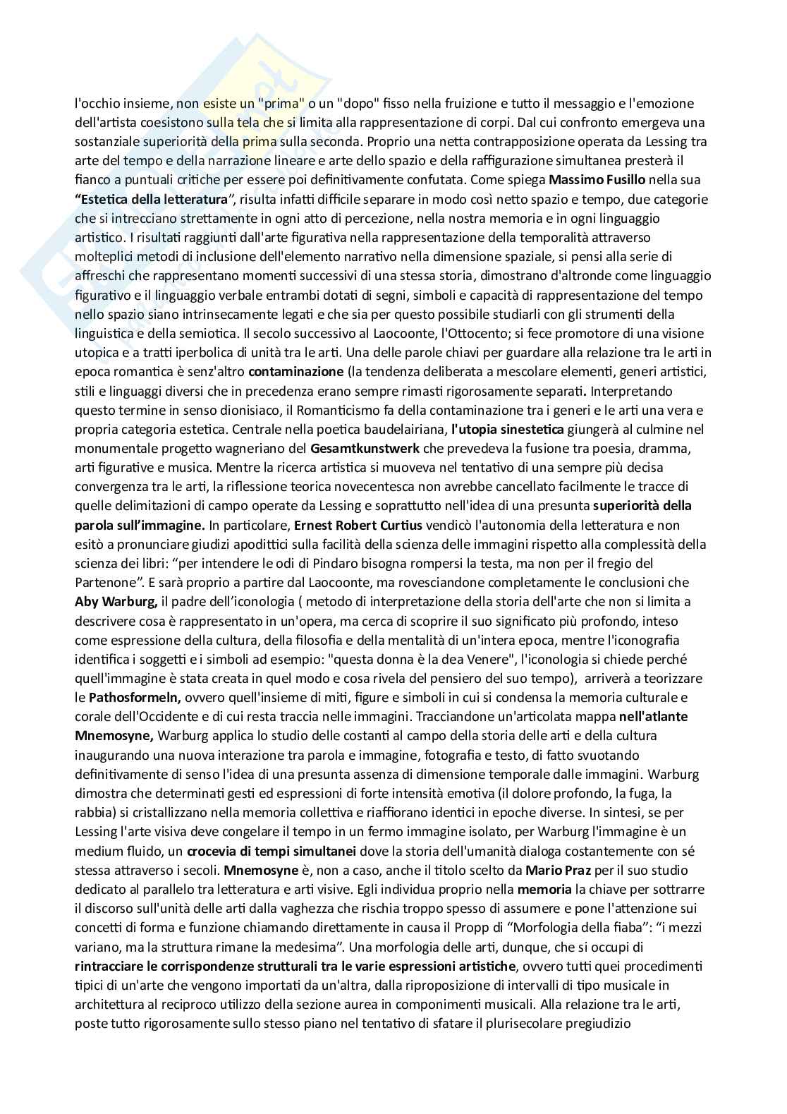 Riassunto esame Letterature moderne comparate, Prof. De Cristofaro Francesco, libro consigliato Letterature comparate, De Cristofaro Pag. 31