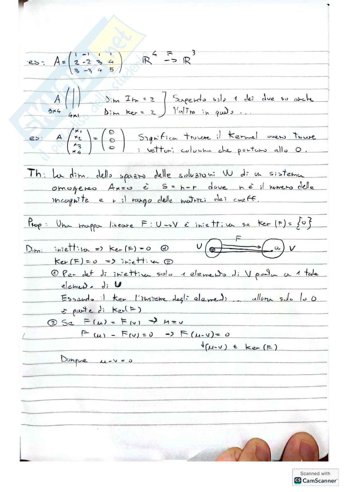 Algebra Lineare per matematica e ingegneria Pag. 31