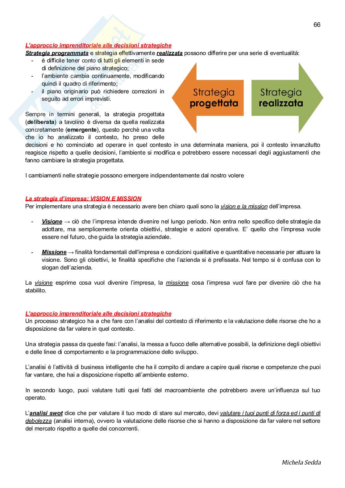 Economia e Gestione delle Imprese Pag. 66
