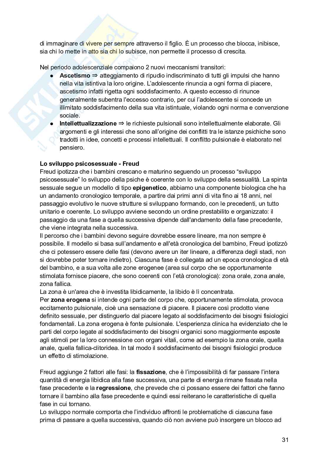 Appunti di Psicologia dinamica - modulo A Pag. 31