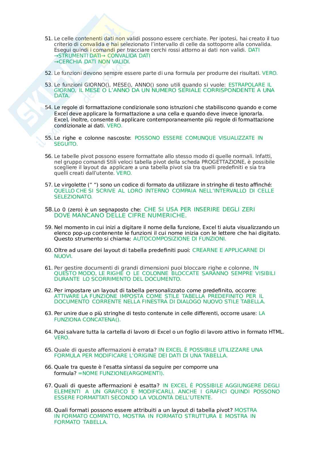 Paniere Eipass Progressive Modulo 2 - Elementi di Informatica. Aggiornato e completo. In ordine Pag. 6