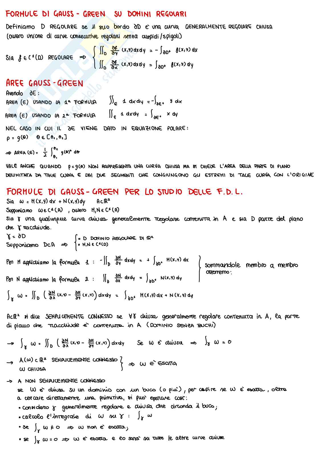 Analisi matematica 2 - formulario Pag. 16