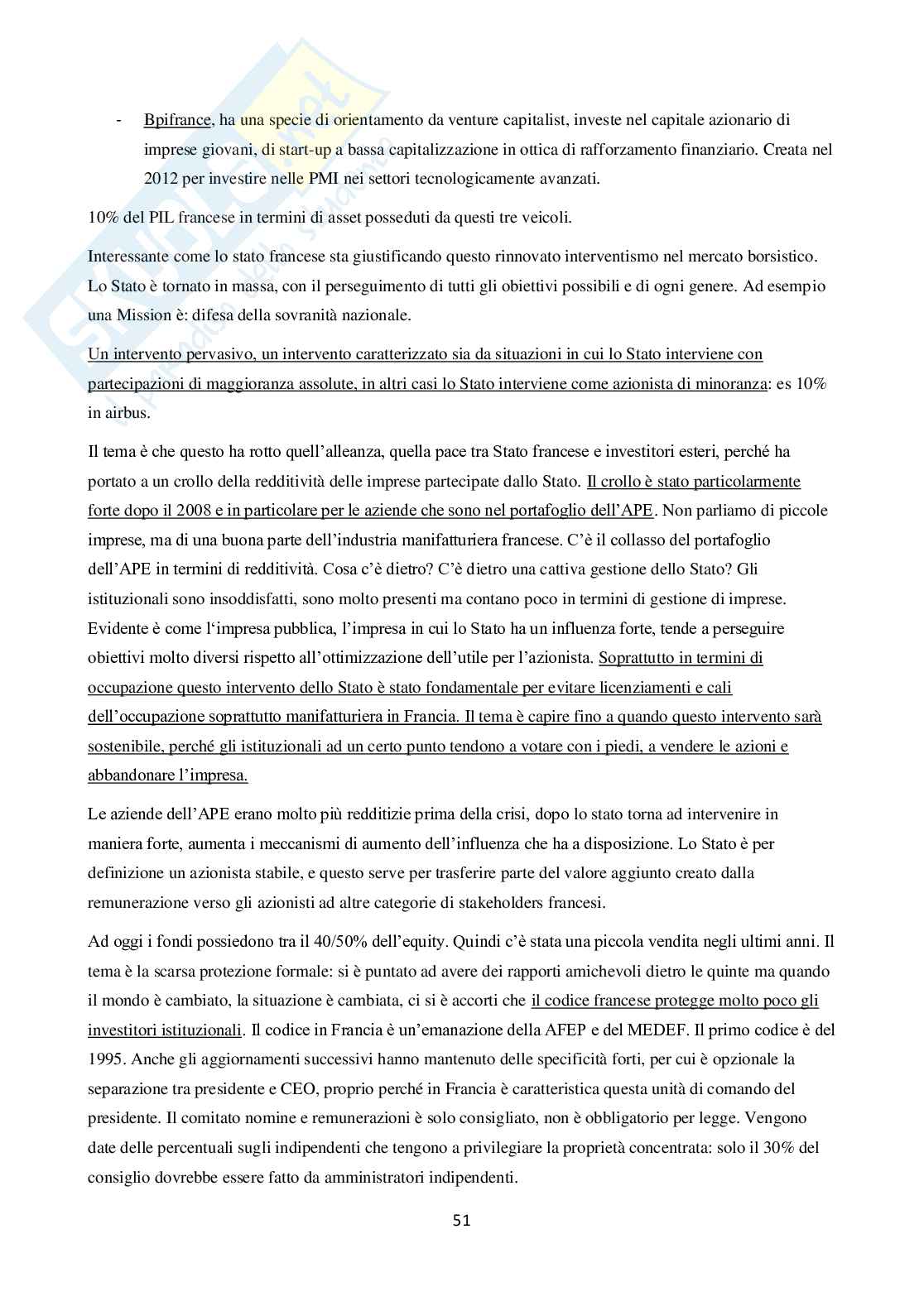 Sistemi di corporate governance, esame completo Pag. 51