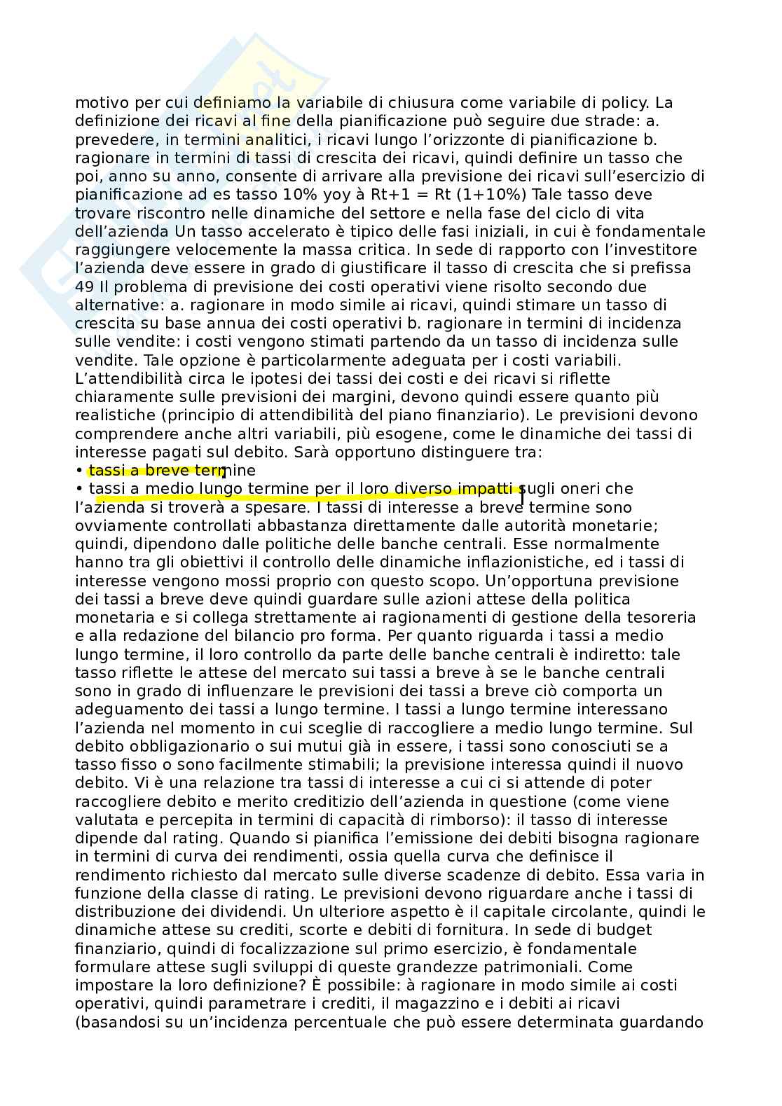 Finanza aziendale Pag. 31
