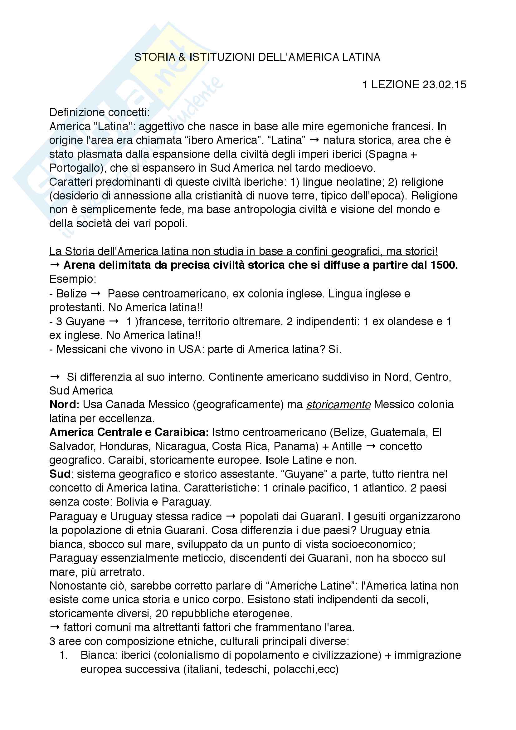 America Latina Pag. 1
