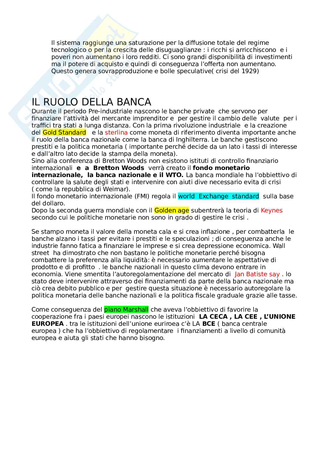 Storia economica  Pag. 16