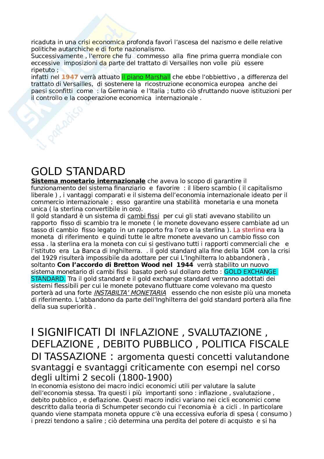 Storia economica  Pag. 6