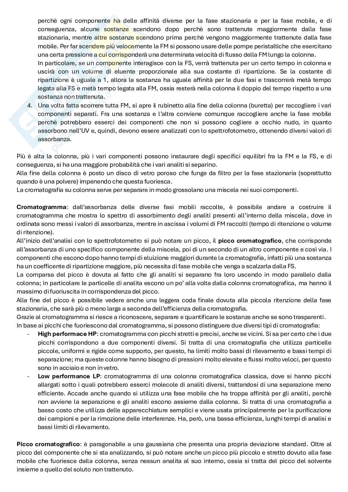 Schemi della parte strumentale - Analisi dei medicinali 2 Pag. 16