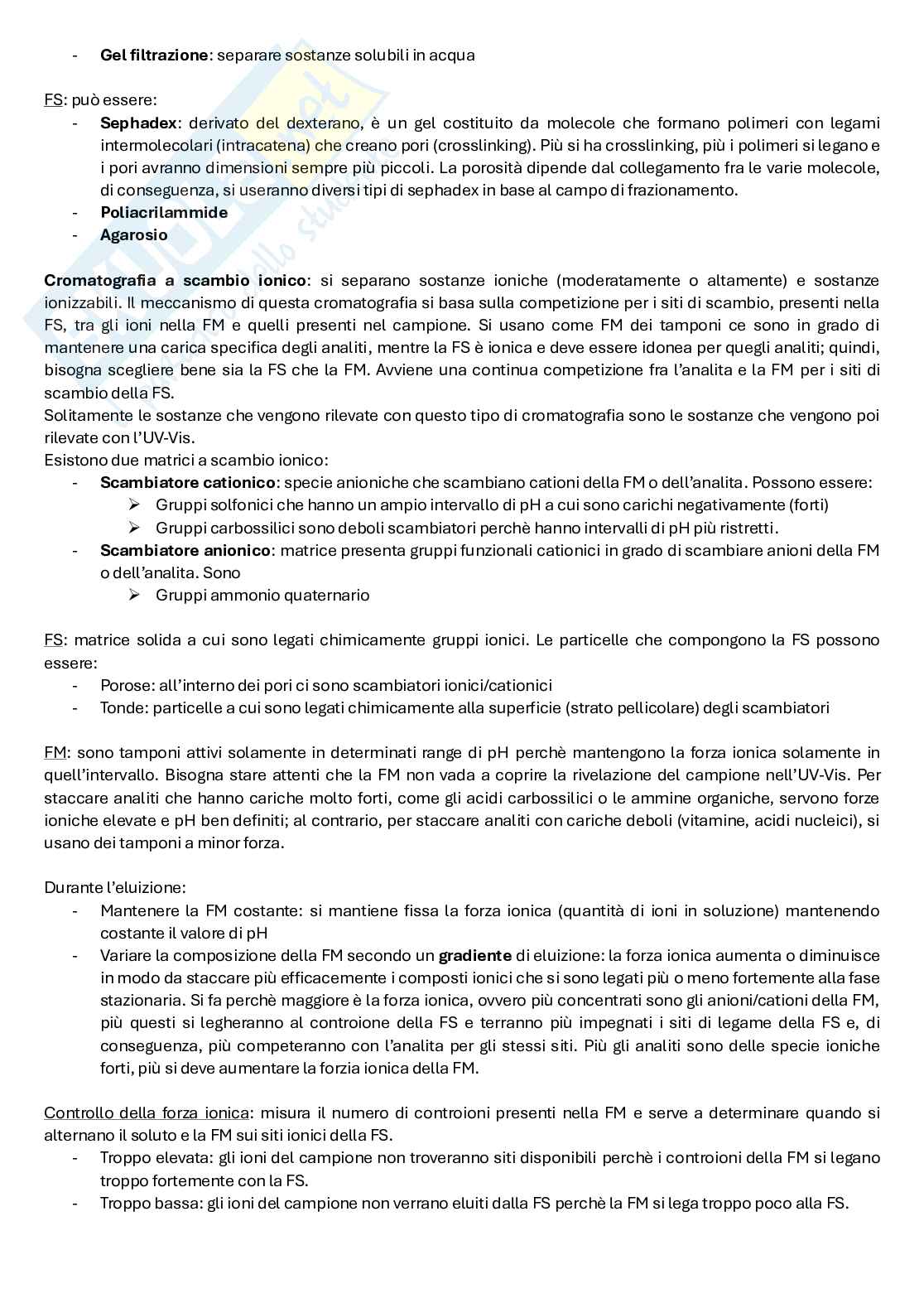 Schemi della parte strumentale - Analisi dei medicinali 2 Pag. 26