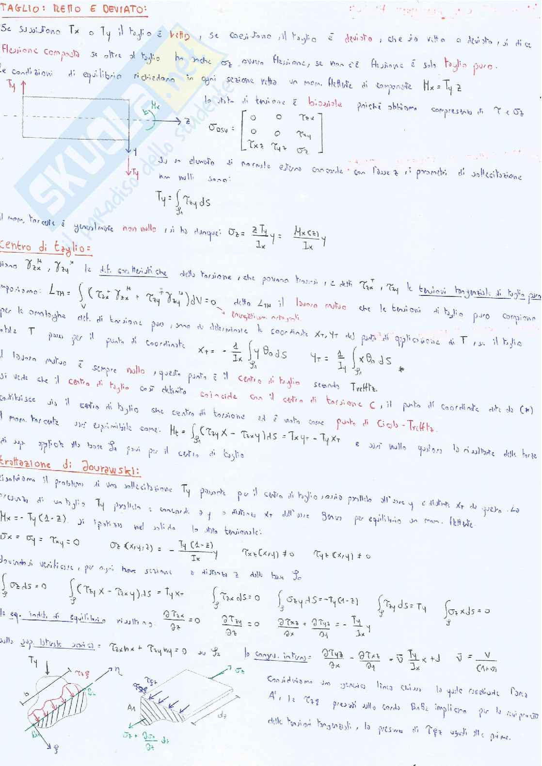 Teoria di Scienza delle costruzioni Pag. 31