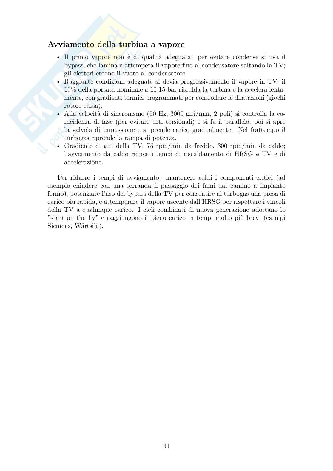 Sistemi energetici  Pag. 31