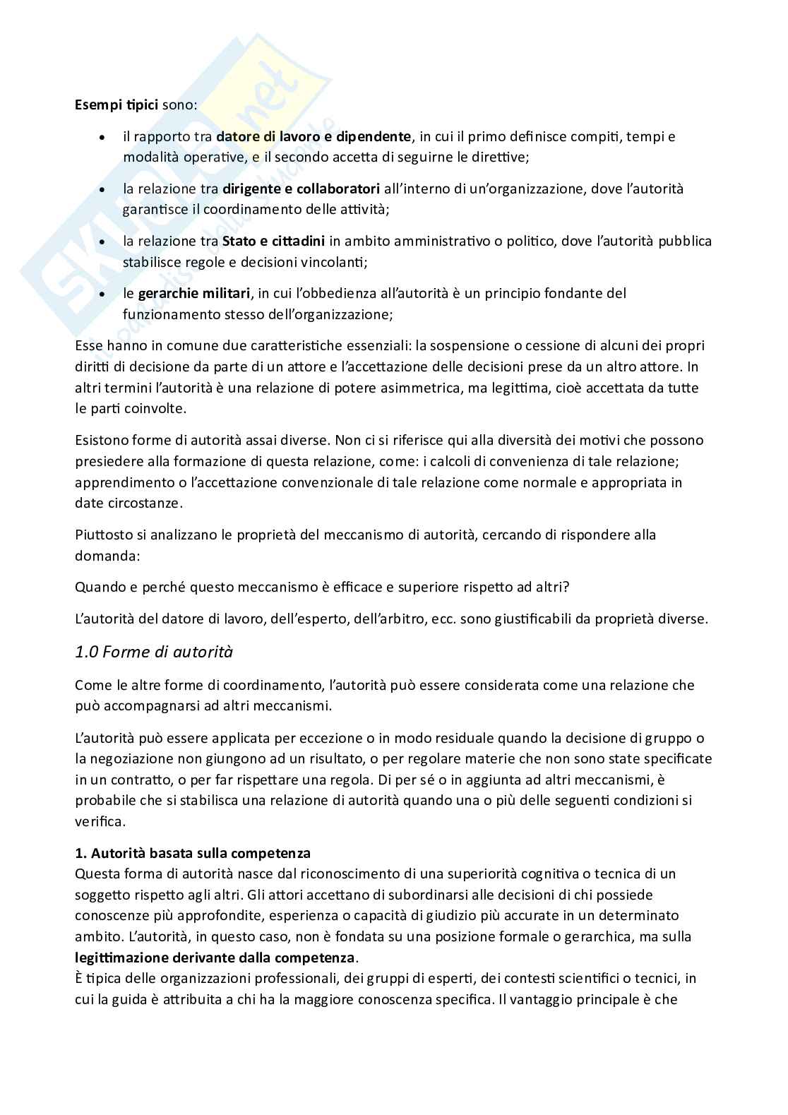 Riassunto esame Organizzazione delle imprese turistiche, Prof. Varriale Luisa, libro consigliato Organizzazione aziendale , Grandori Pag. 31