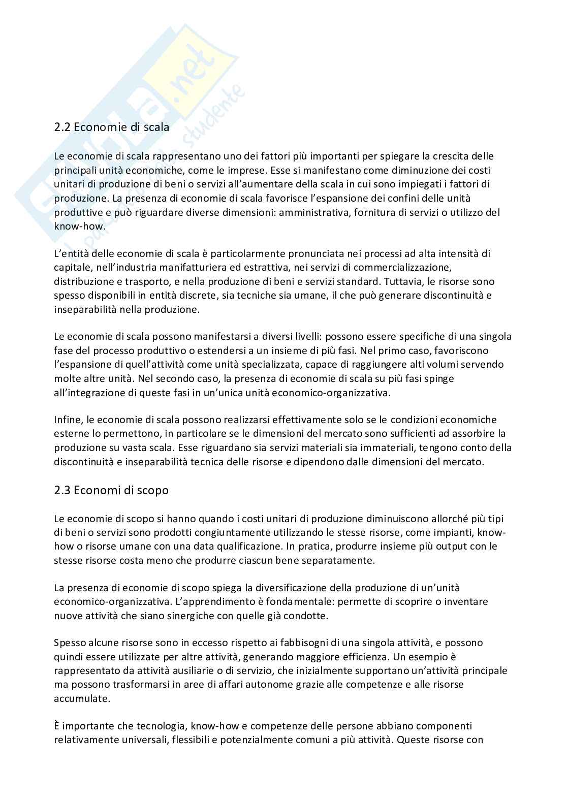 Riassunto esame Organizzazione delle imprese turistiche, Prof. Varriale Luisa, libro consigliato Organizzazione aziendale , Grandori Pag. 61