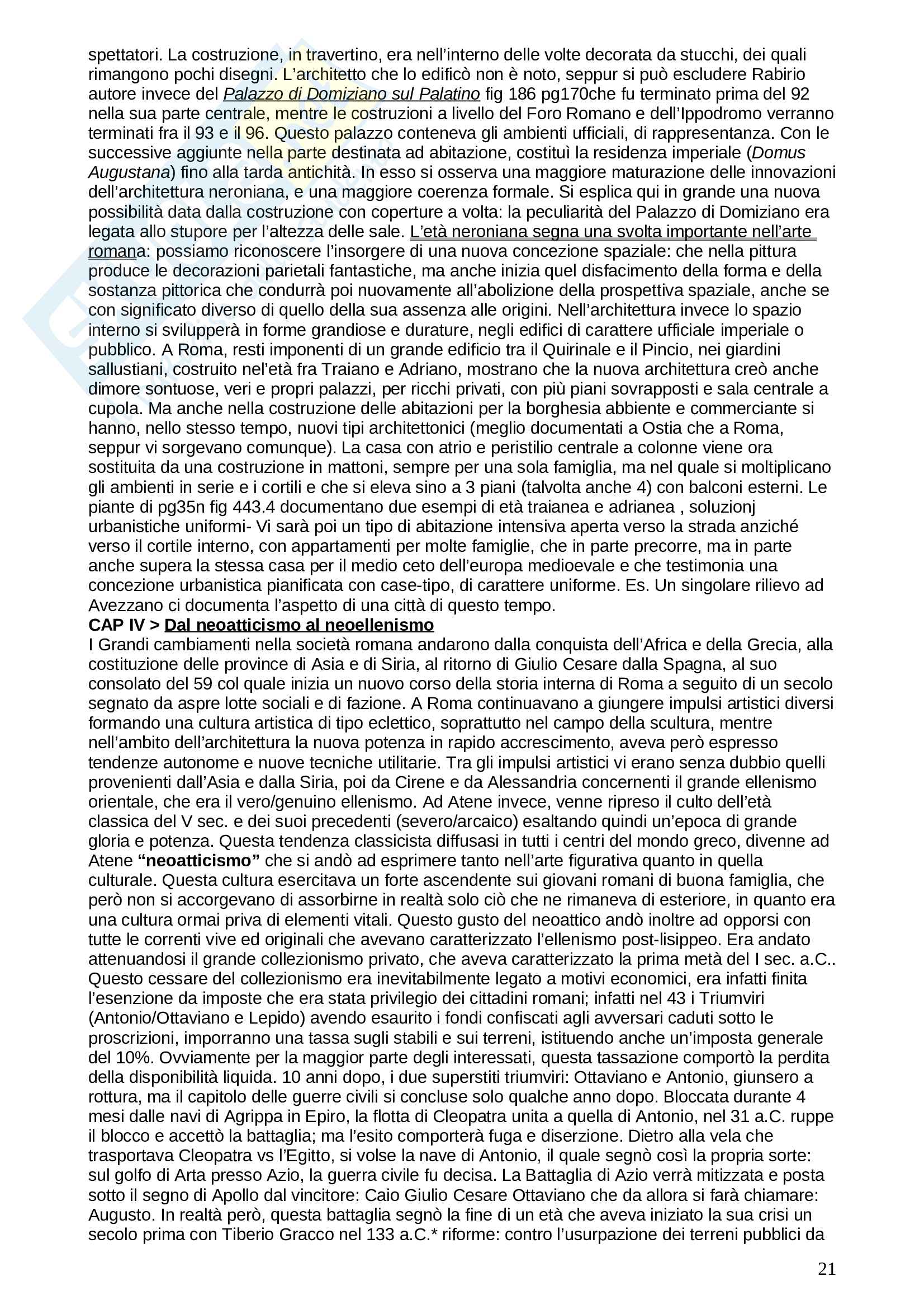 Riassunto esame archeologia greco romana, prof Barbanera, libro consigliato L'arte romana nel centro del potere, Bianchi Bandinelli Pag. 21