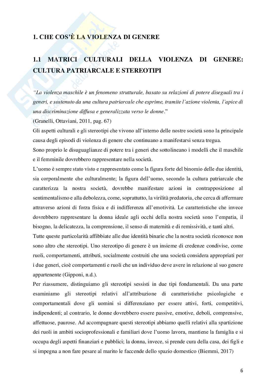 Violenza di genere e mass media: dai casi mediatici alla potenza delle rappresentazioni  Pag. 6