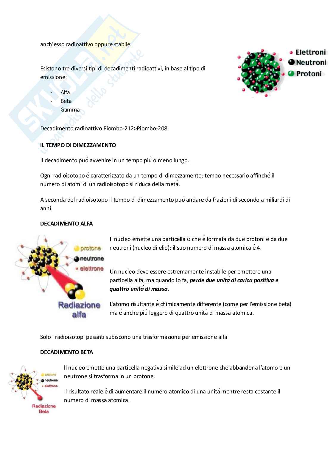 Diagnostica per immagini e radio-protezione  Pag. 6