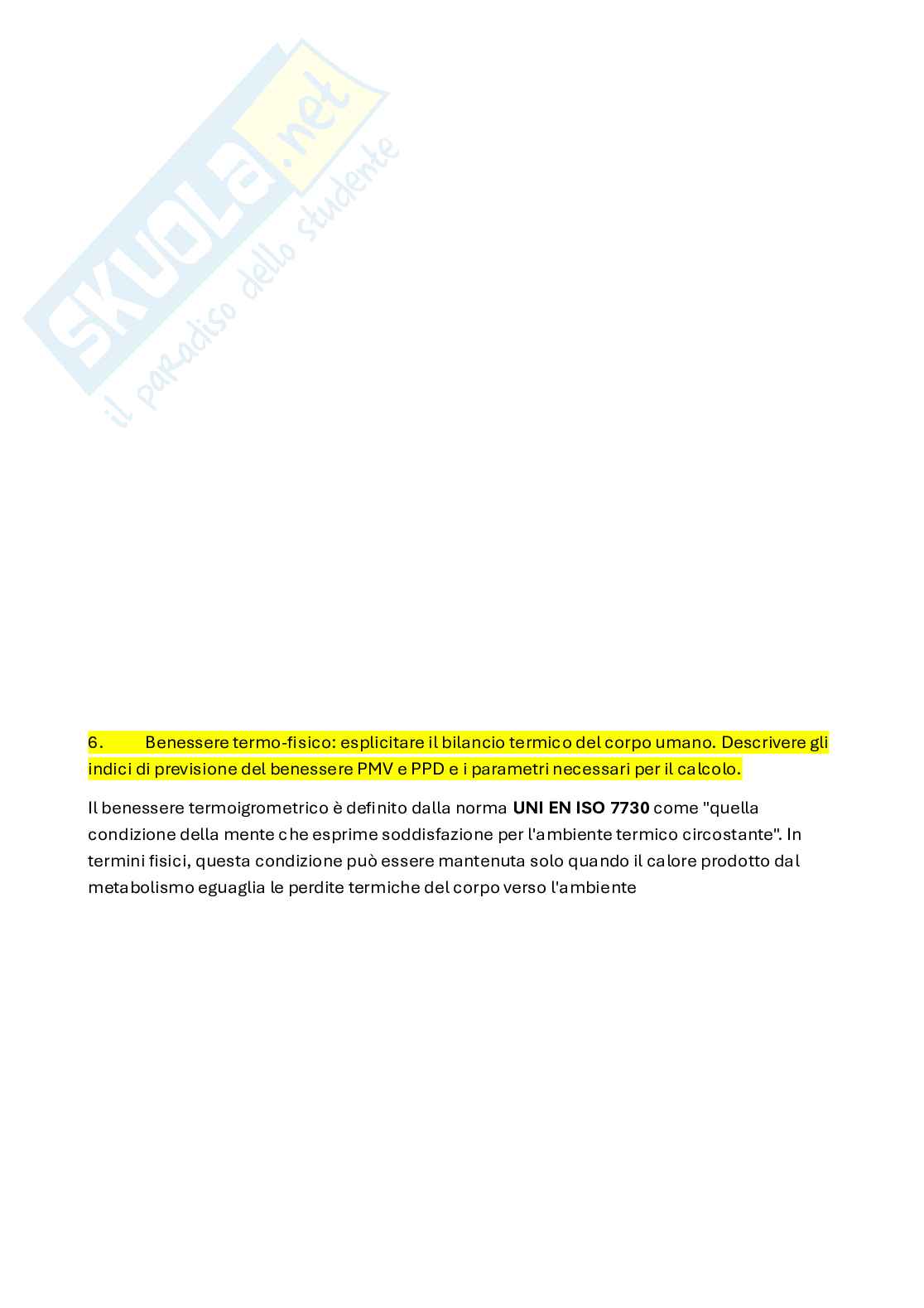 Domande esame Complementi di fisica dell'edificio con risposte complete Pag. 11