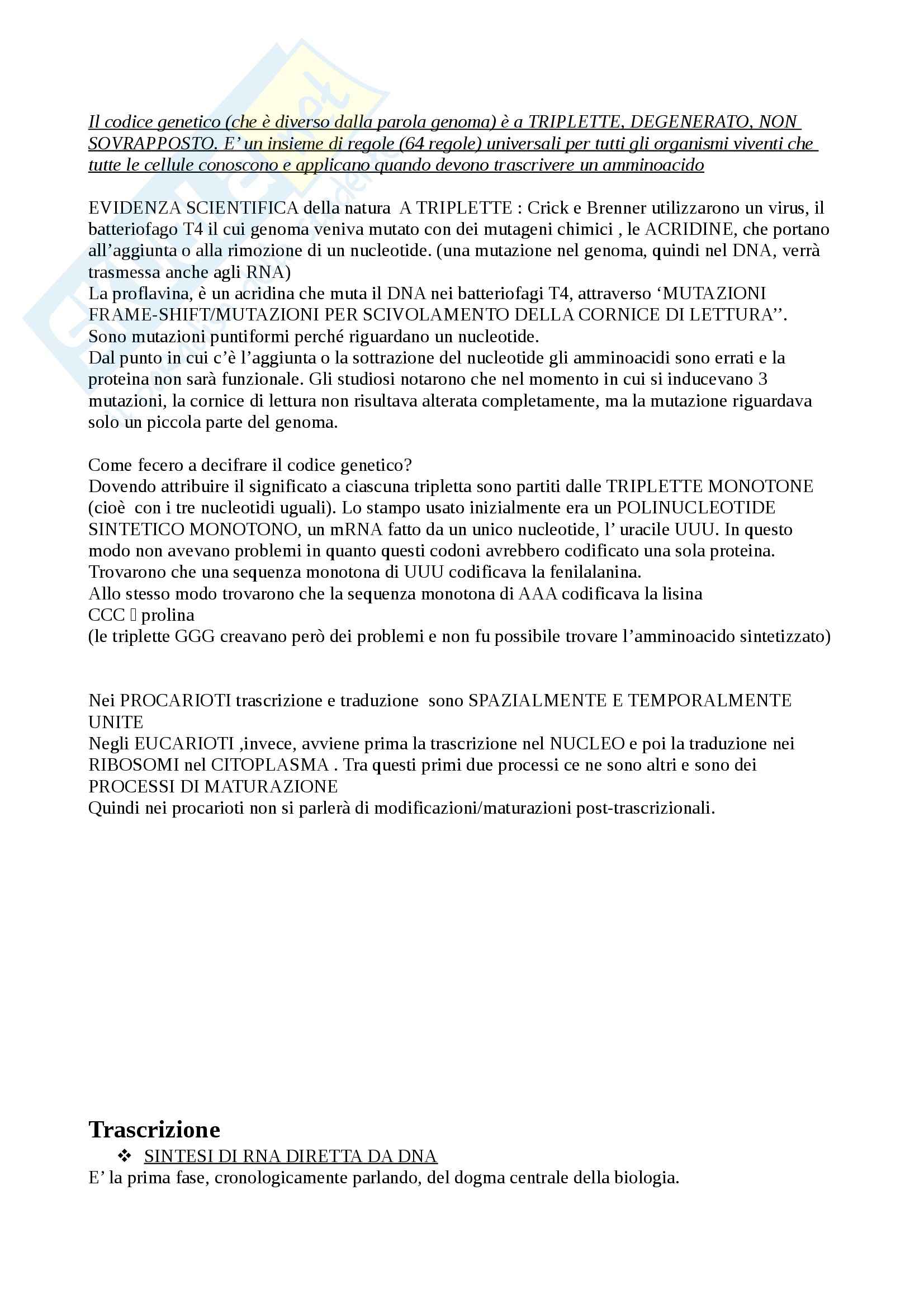 Riassunto esame biologia, prof Modesti, prof. Modesti, libro consigliato Il mondo della cellula di Becker Pag. 2