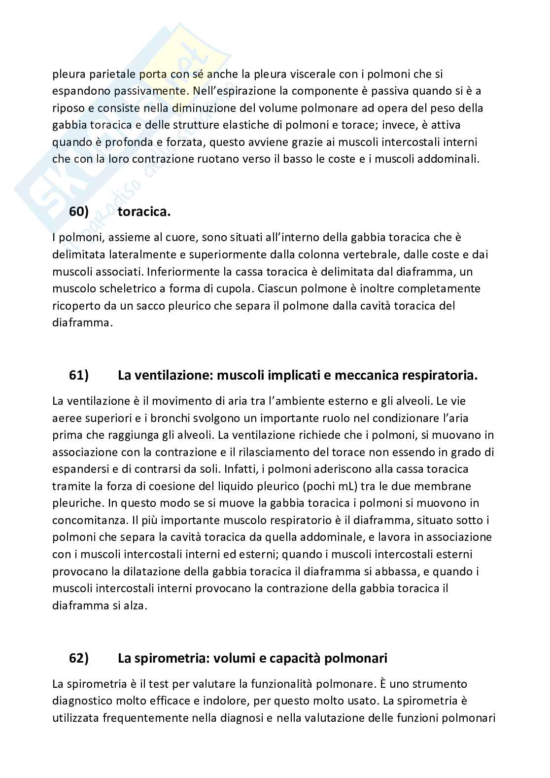 Domande aperte di Fisiologia Pag. 21