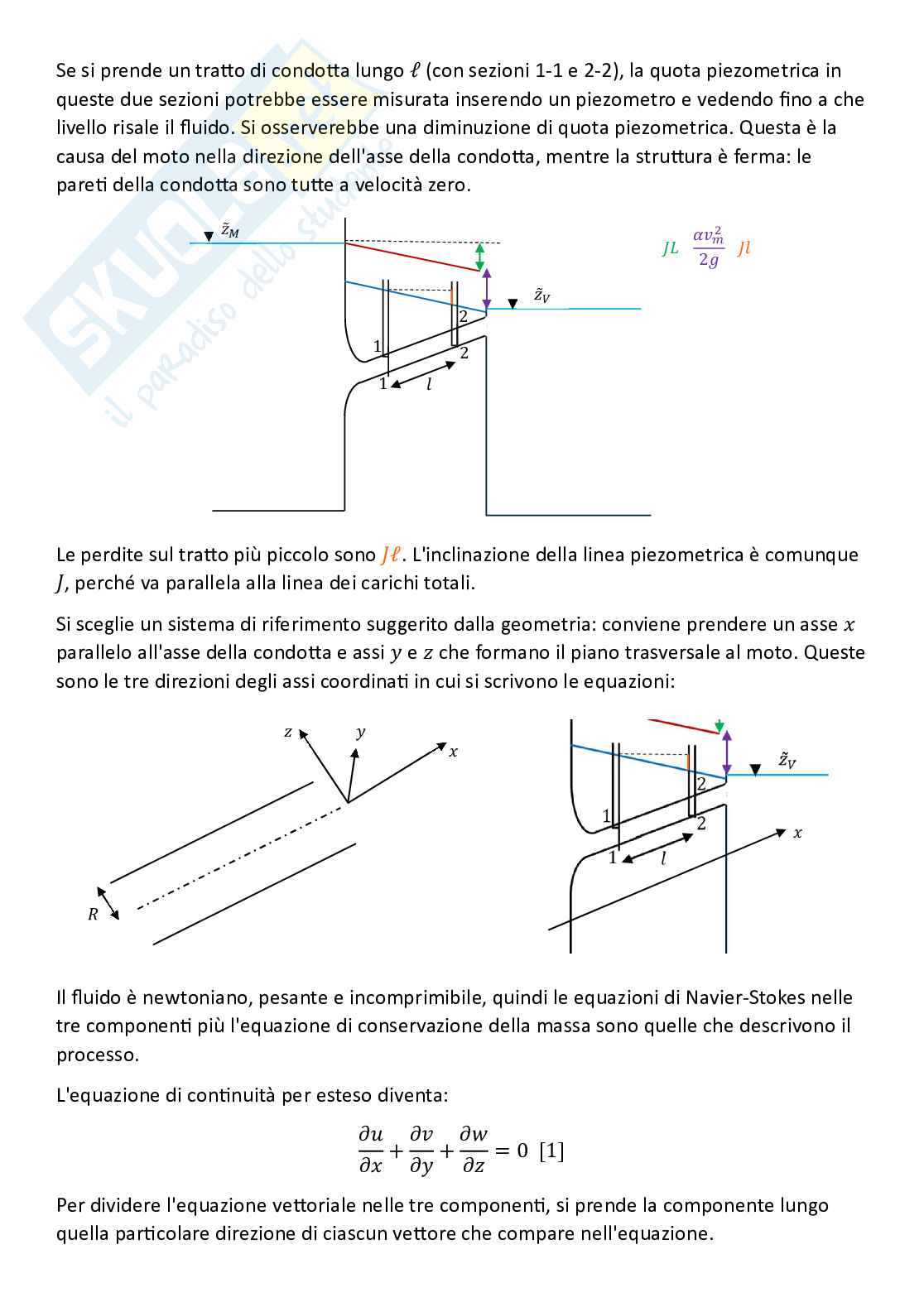 Meccanica dei fluidi, parte 10 - Equazioni di Navier Stokes, flusso di Couette e flusso di Poseuille Pag. 11