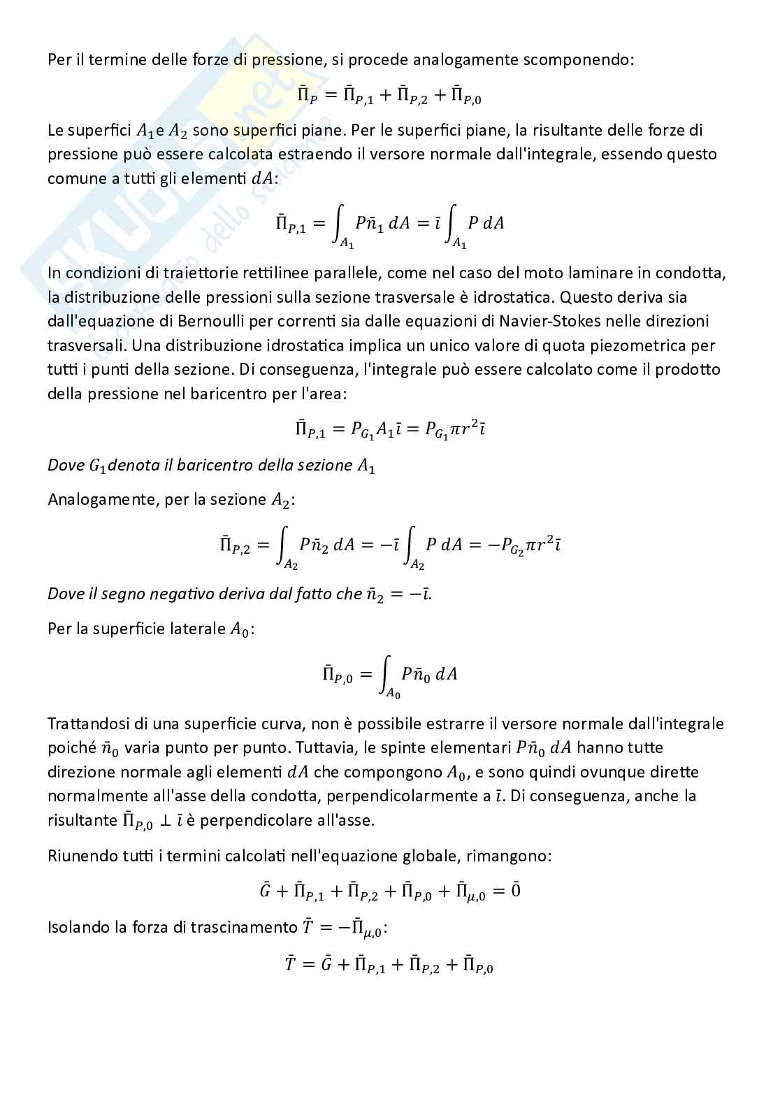 Meccanica dei fluidi, parte 10 - Equazioni di Navier Stokes, flusso di Couette e flusso di Poseuille Pag. 26