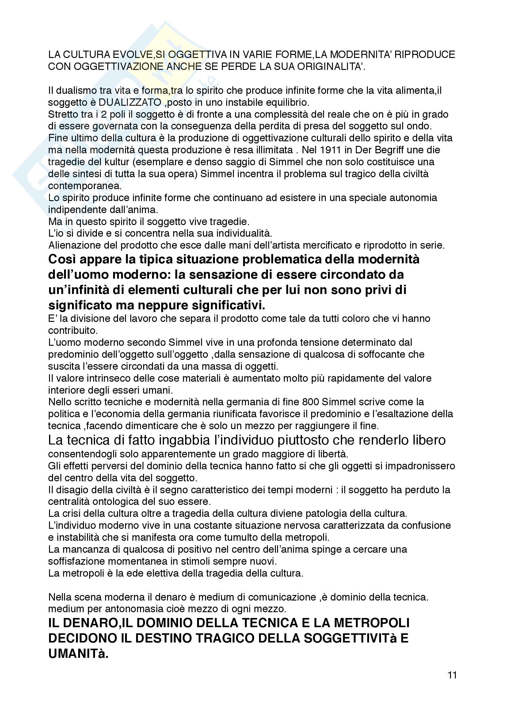 Riassunto esame filosofia della cultura, prof. De Simone Antonio, libro consigliato La via dell'anima, Antonio De Simone Pag. 11