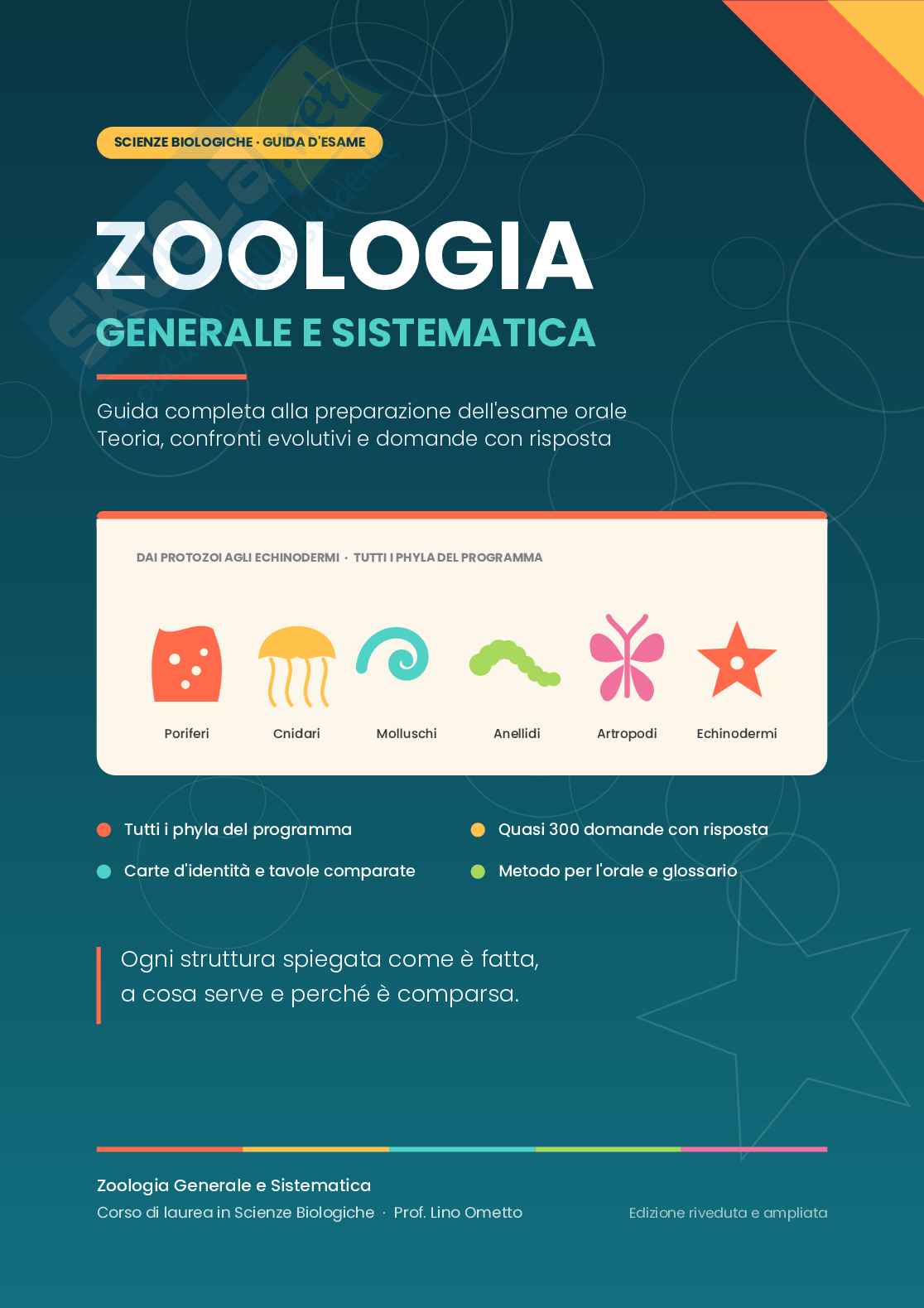 Appunti Zoologia generale e sistematica: guida completa all'esame  Pag. 1