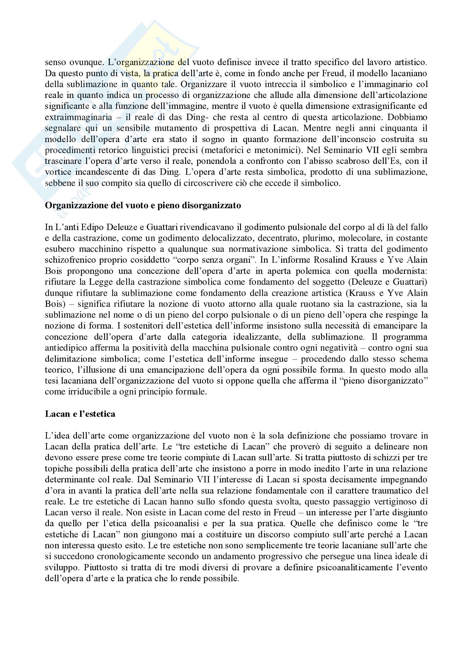 Riassunto esame Psicologia della devianza, Prof. Lo Castro, testo consigliato Massimo Recalcati -Jacques Lacan: desiderio, godimento e soggettivazione Pag. 116