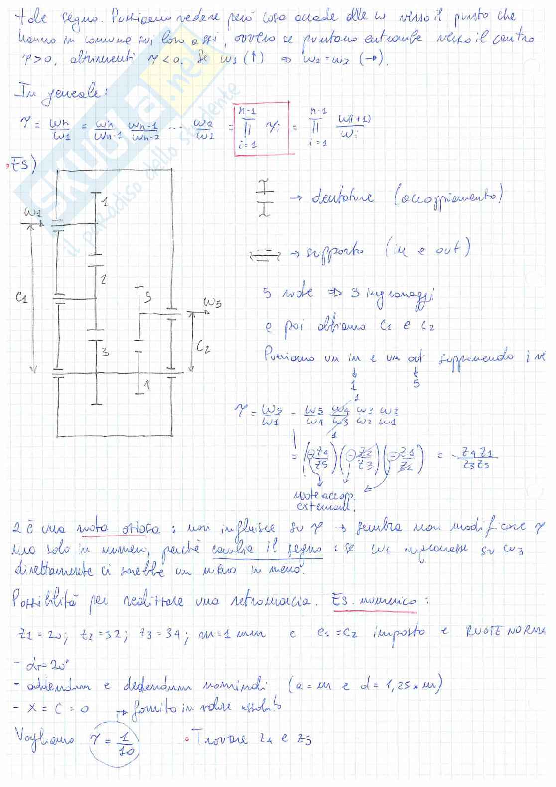 Appunti di meccanica applicata alle macchine (Ruote dentate, Rotismi, Cinghie, Catene, Giunti) Pag. 46