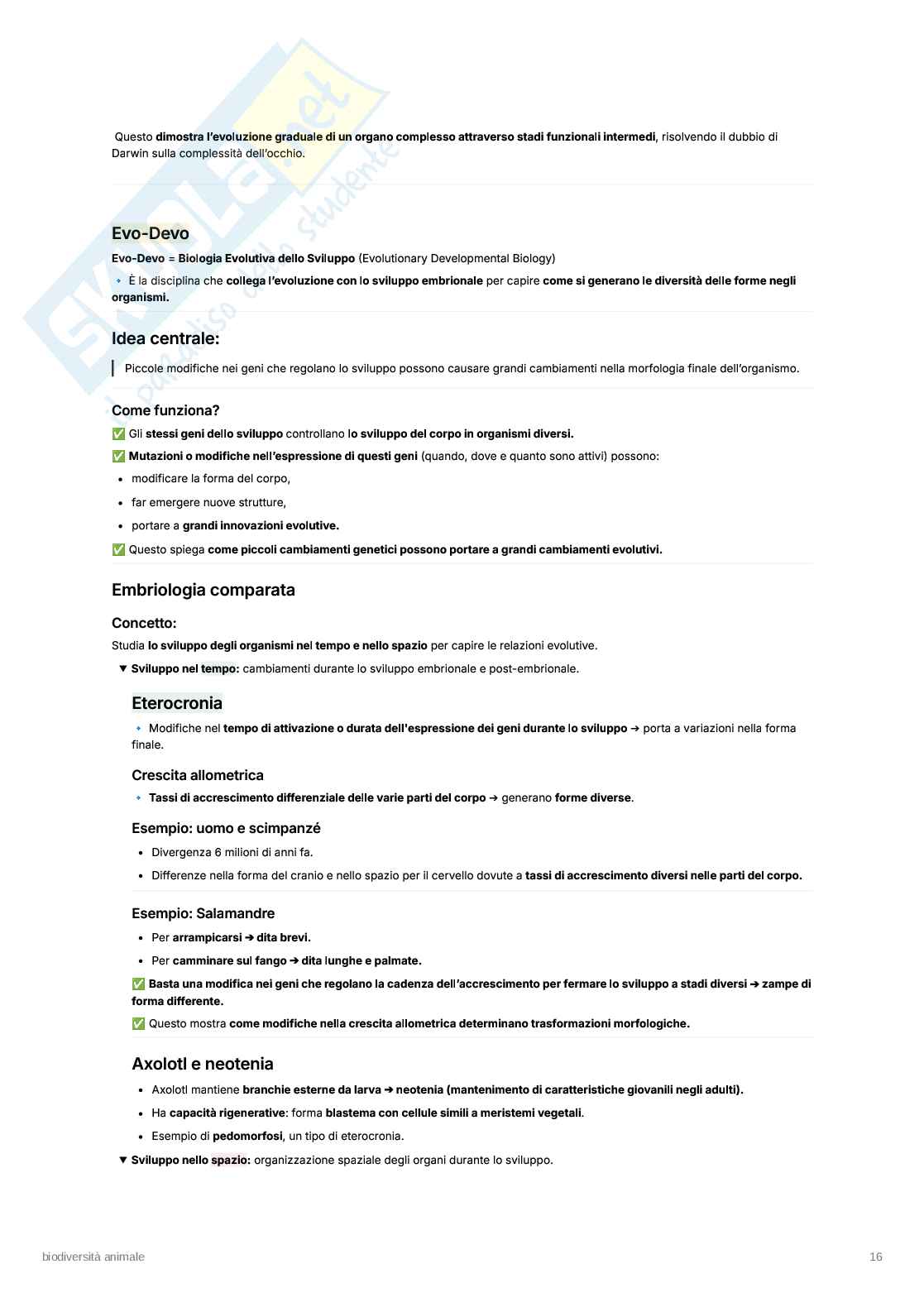 Biodiversità animale Pag. 16