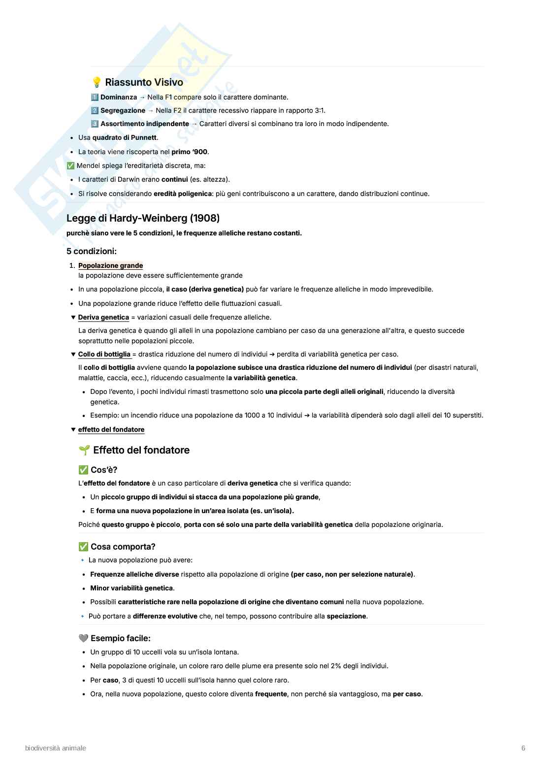 Biodiversità animale Pag. 6