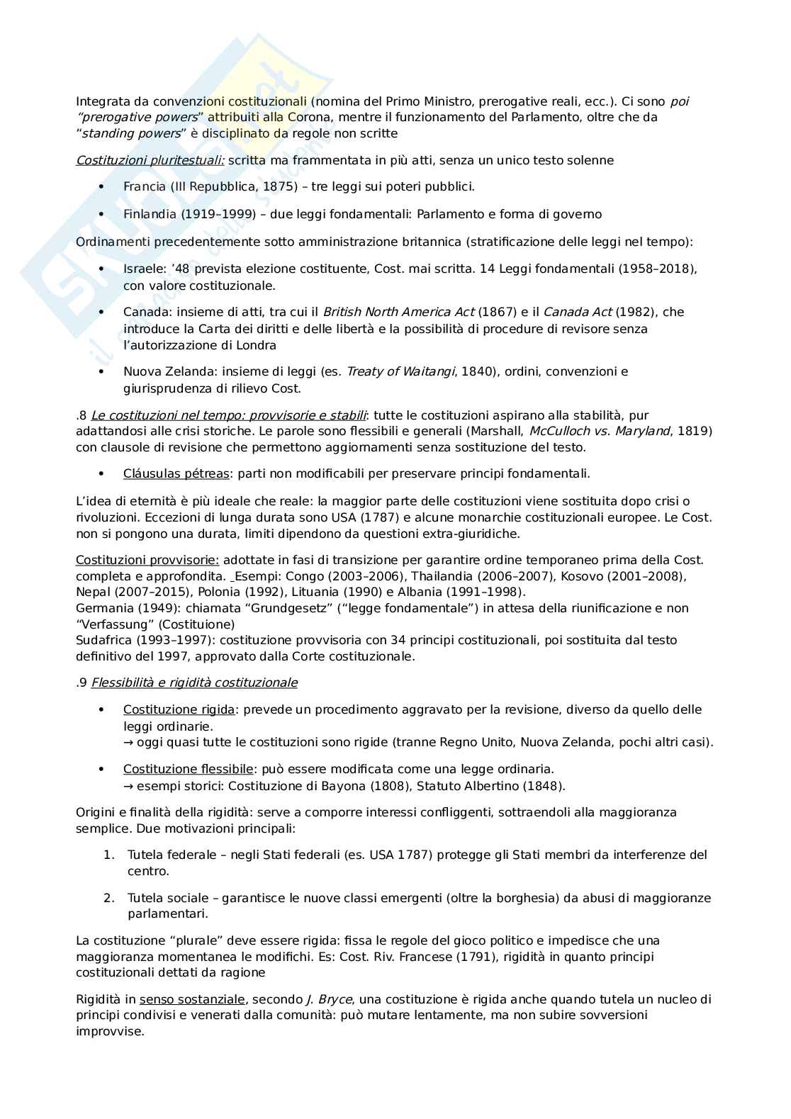 Riassunto esame Diritto pubblico comparato, Prof. Louvin Roberto, libro consigliato Sistemi costituzionali, Pegoraro, Rinella Pag. 41