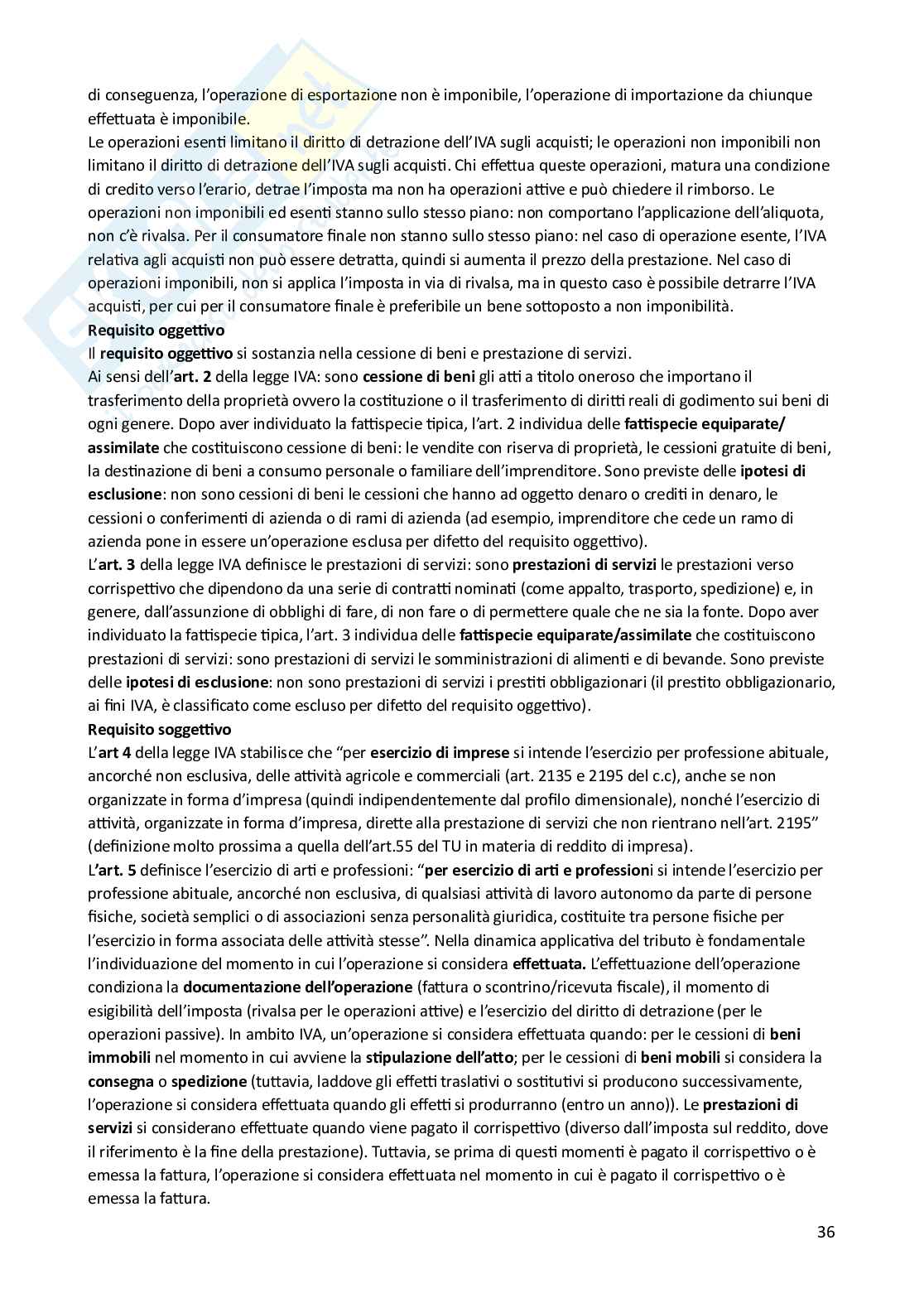 Diritto tributario  Pag. 36