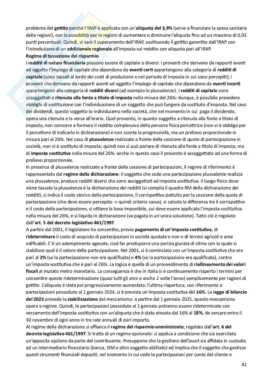 Diritto tributario  Pag. 41